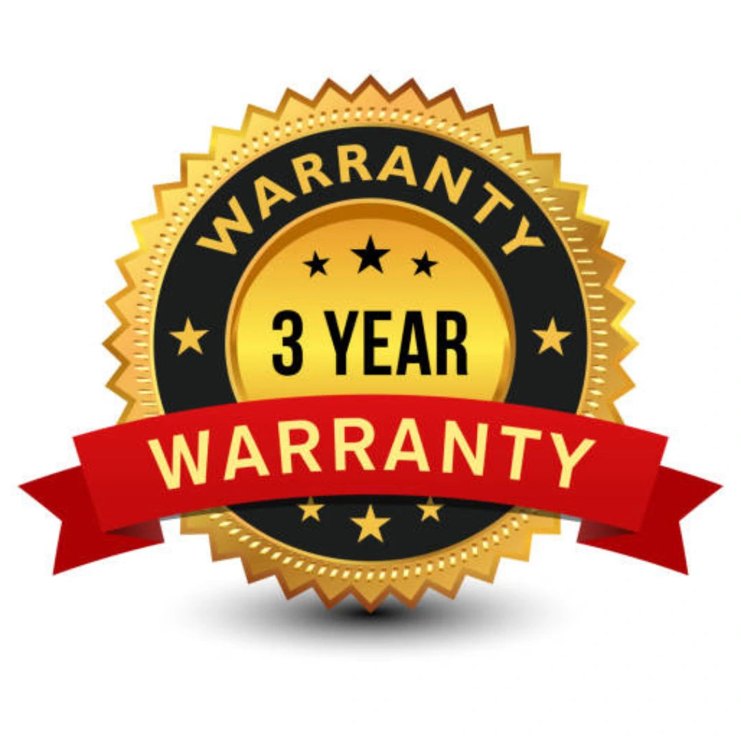 3-Year Warranty